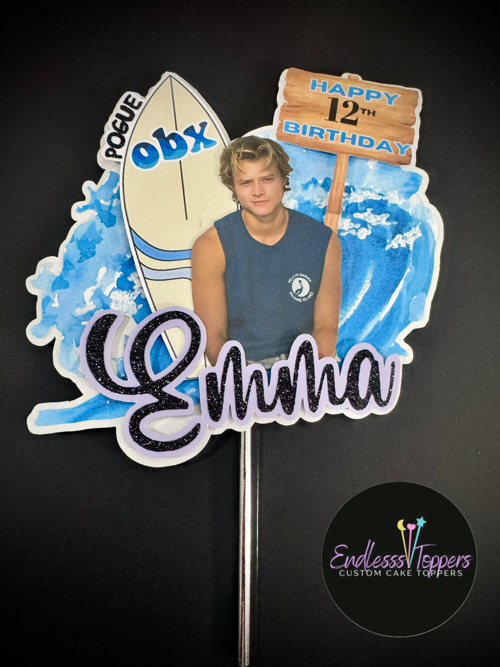 JJ Maybank 3D Cake Topper