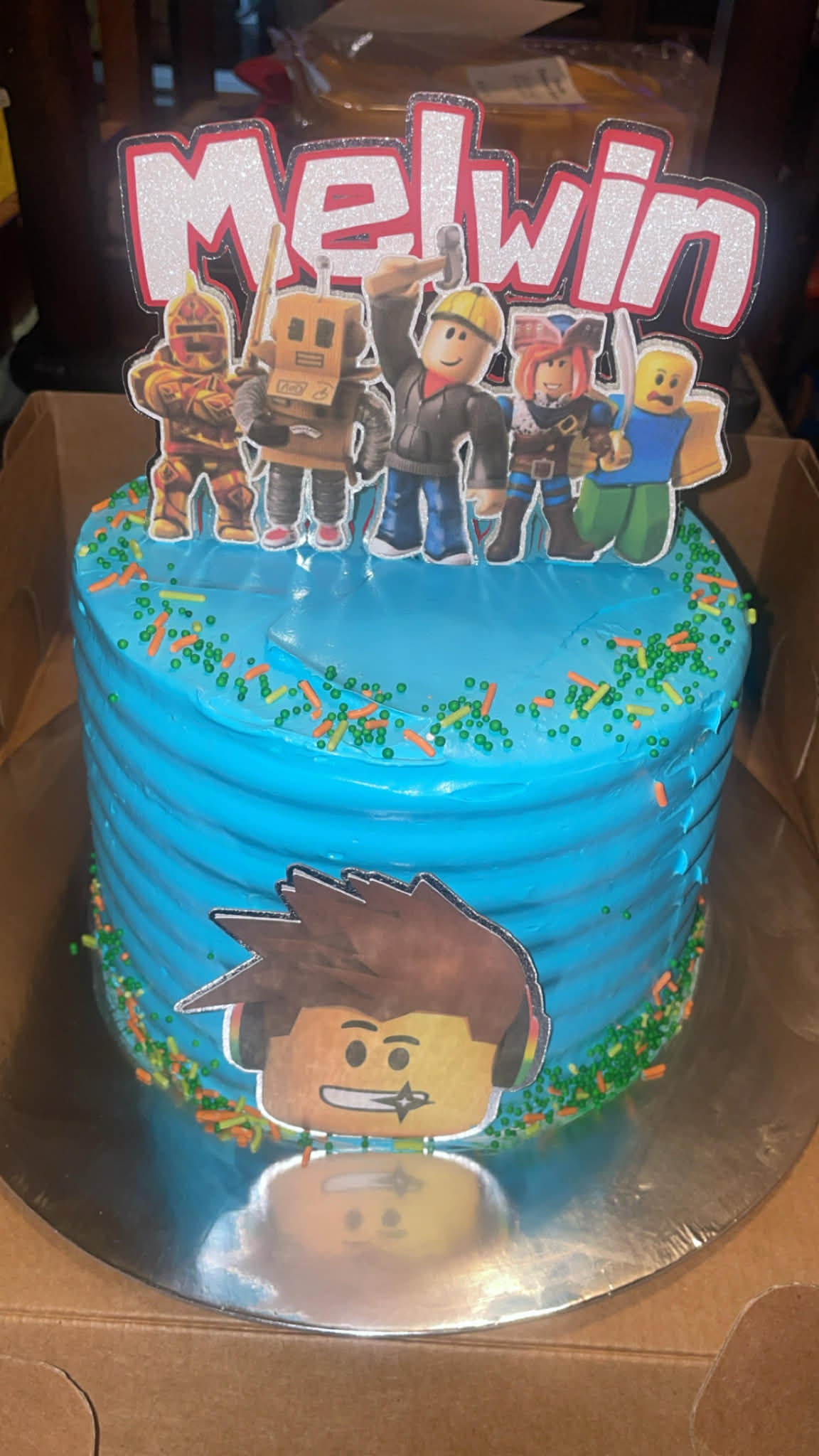 Roblox 3D Cake Topper
