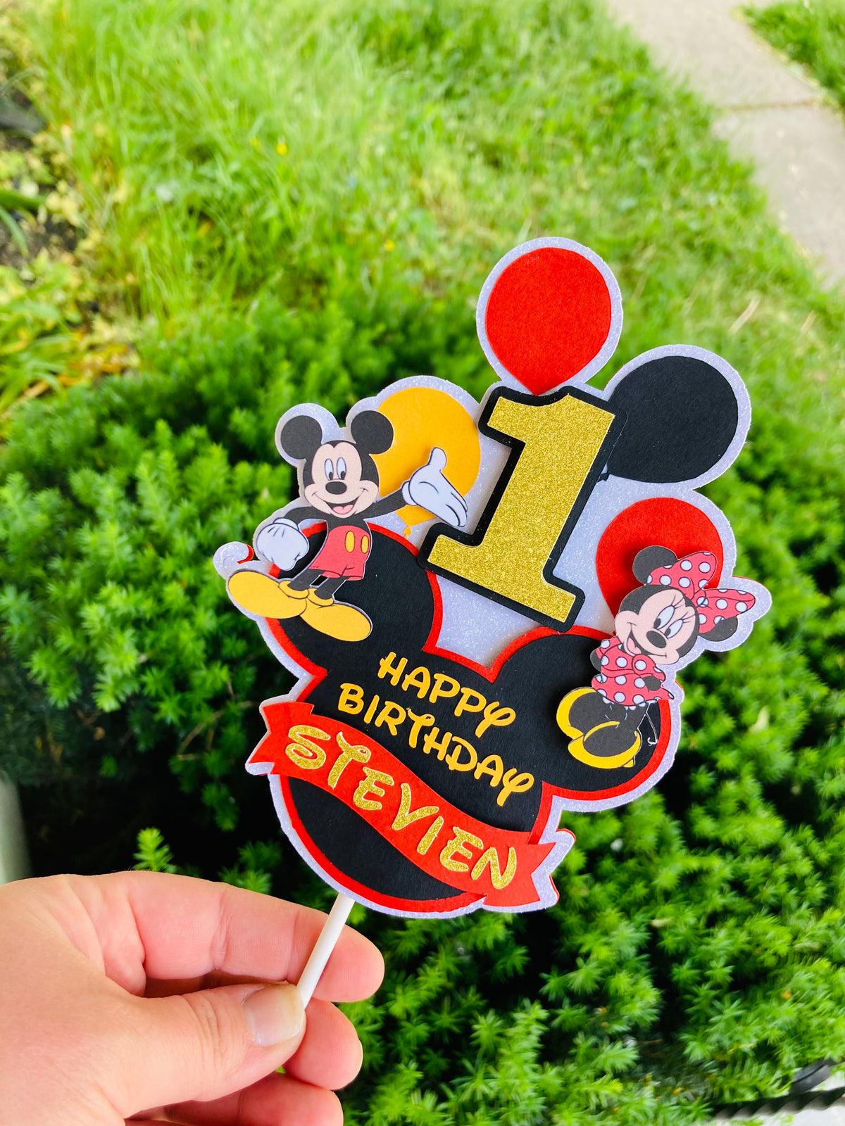 Mouse’s Happy Birthday Topper