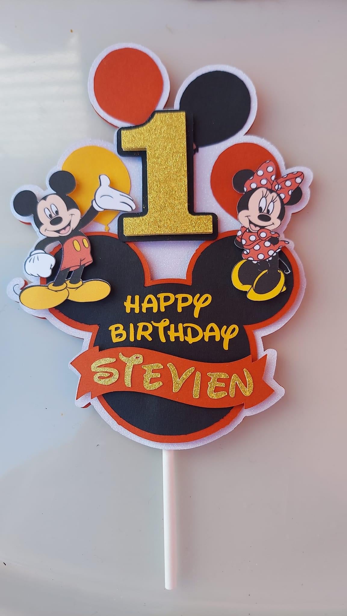 Mouse’s Happy Birthday Topper