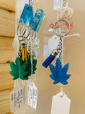 Weed Leaf Keychain