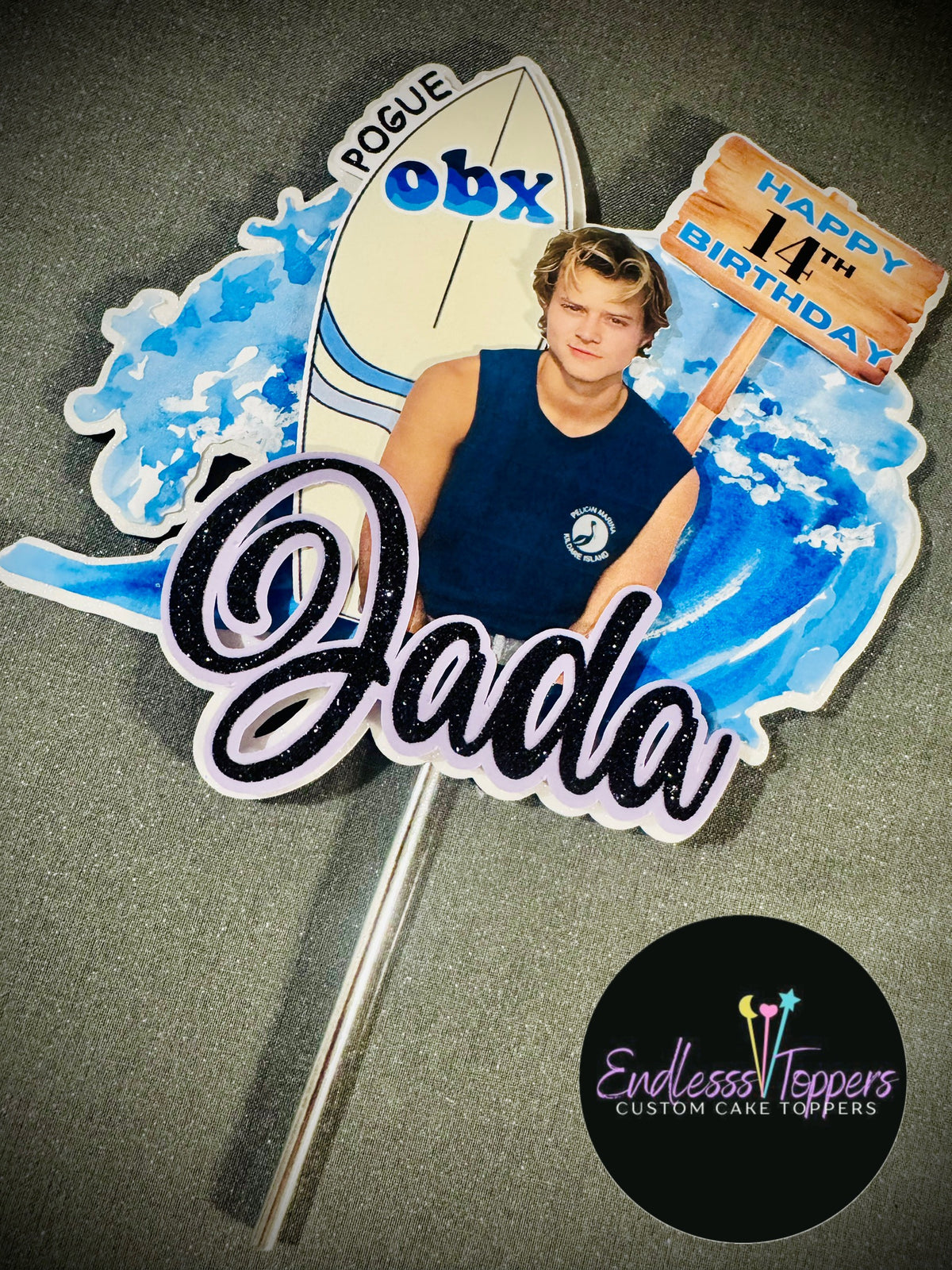 JJ Maybank 3D Cake Topper