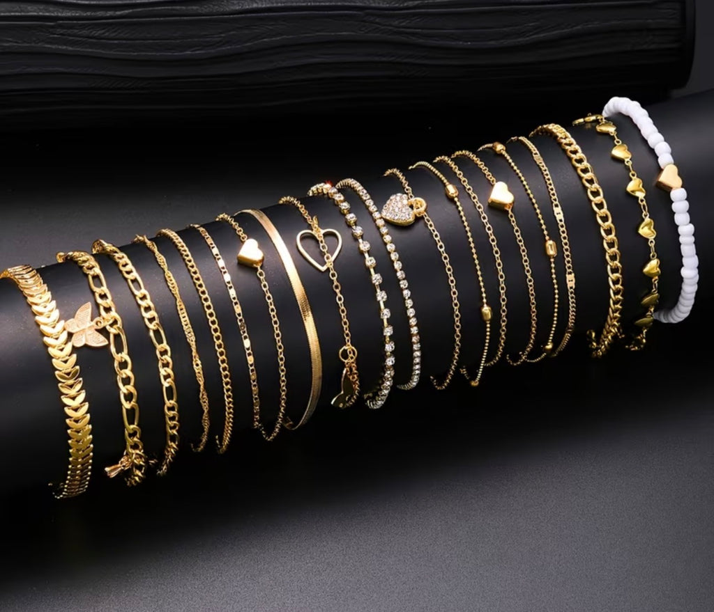 Ankle Bracelets (Gold-plated)