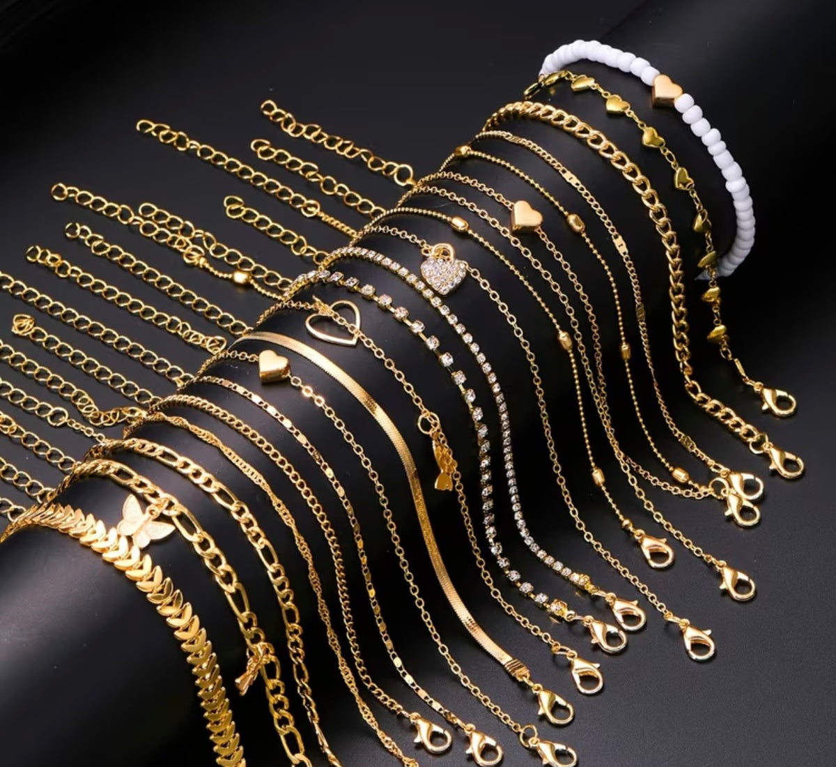 Ankle Bracelets (Gold-plated)